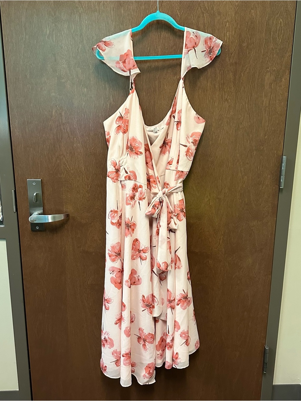 Anthropologie Hutch Sweet Hints & Soft Whispers Midi Wrap Dress women’s 2X